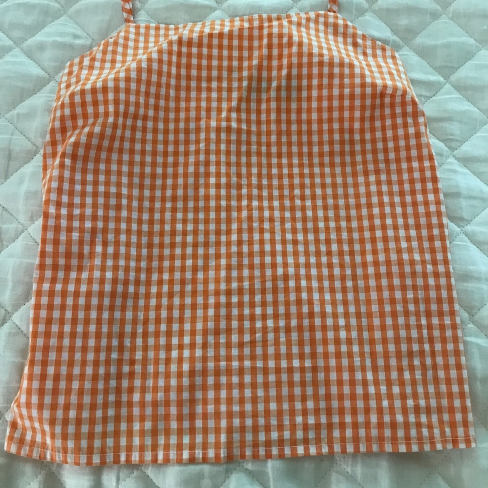 Gingham boutique Top